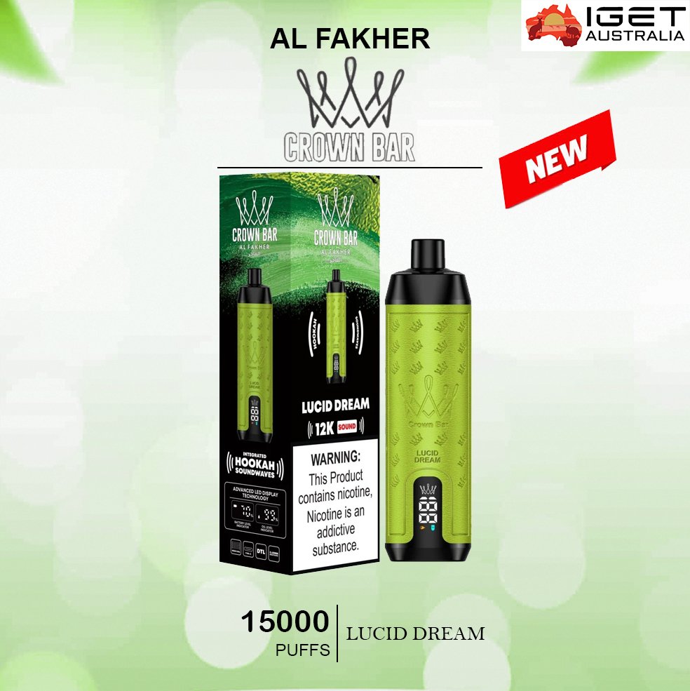 ALFAKHER-CROWN-BAR-LUCID-DREAM-150000-PUFFS-1jpg - Element Vapor Australia