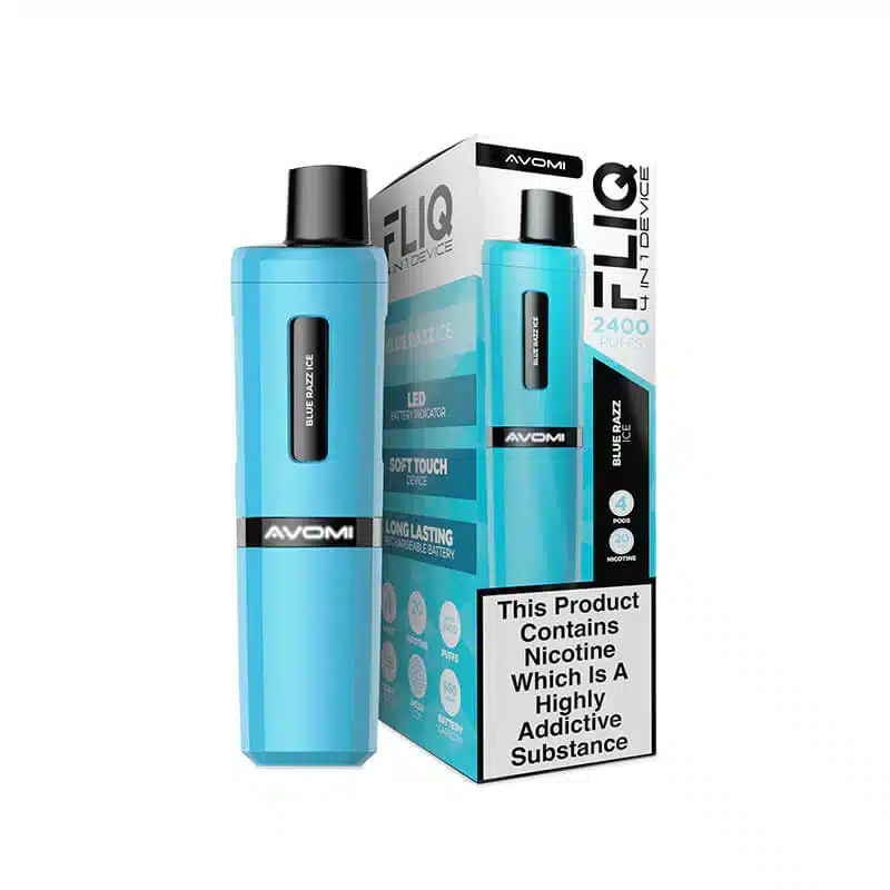 Avomi-FLIQ-4-in-1-Pod-Kit-Blue-Razz-Icewebp - Element Vapor Australia