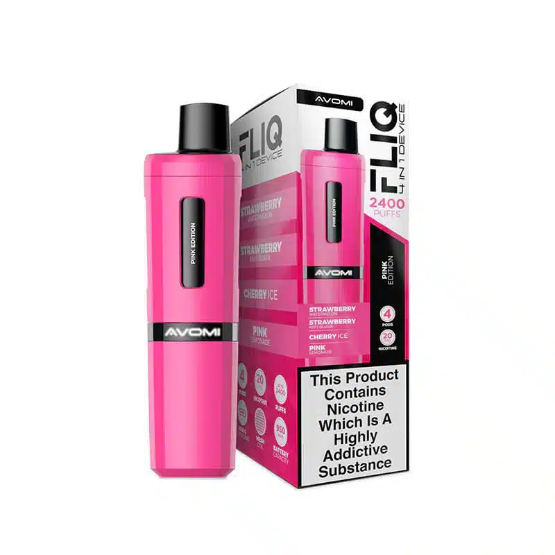 Avomi-FLIQ-4-in-1-Pod-Kit-Pink-Editionwebp - Element Vapor Australia