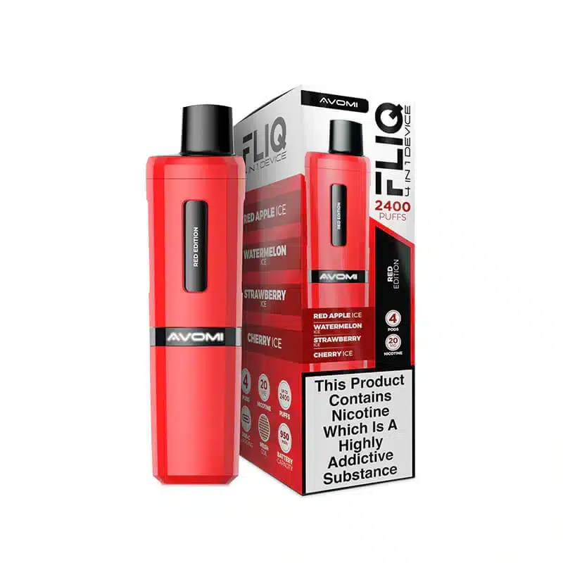 Avomi-FLIQ-4-in-1-Pod-Kit-Red-Editionwebp - Element Vapor Australia