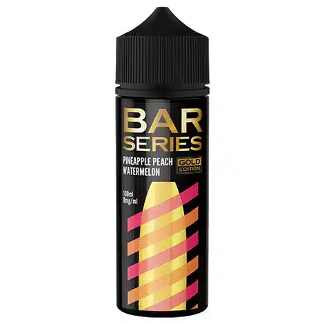 Bar-Series-Gold-Edition-100ml-Shortfills-Pineapple-Peach-Watermelonwebp - Element Vapor Australia