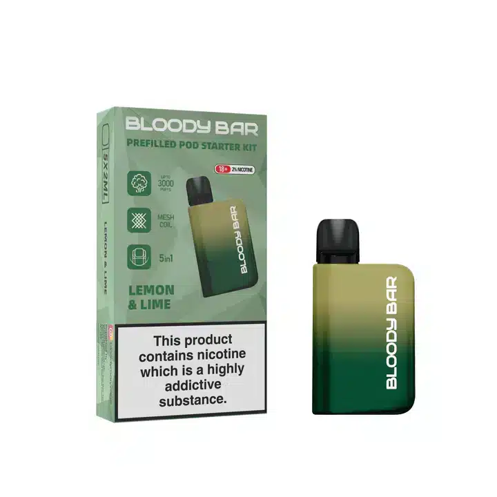 Bloody-Bar-Prefilled-Pod-Kit-5-in-1-Lemon-Limewebp - Element Vapor Australia