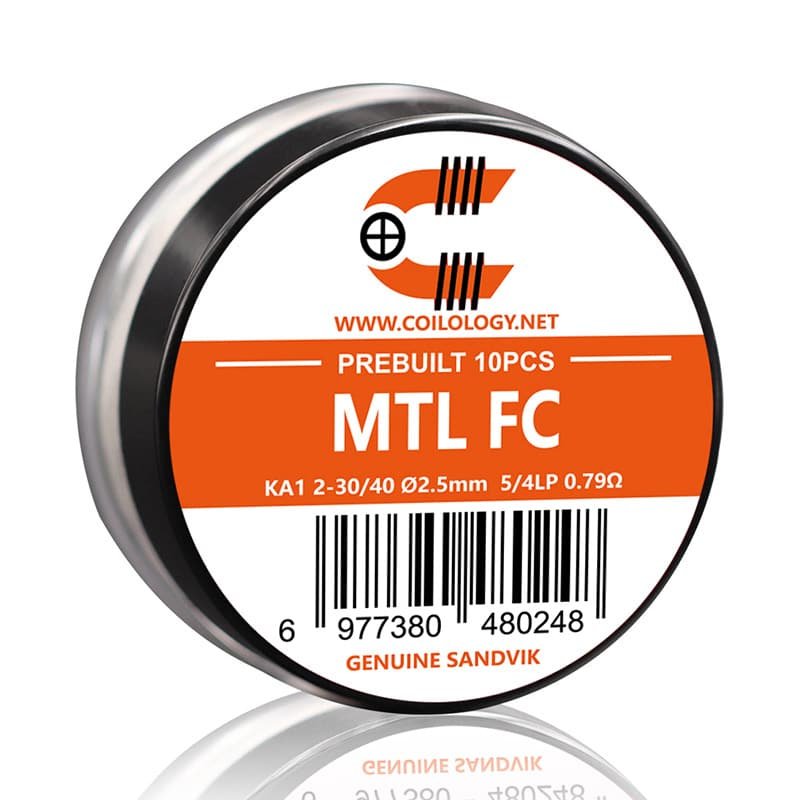 Coilology-Prebuilt-Sandvik-MTL-Fused-Clapton-Coils-KA1-079ohmjpg - Element Vapor Australia