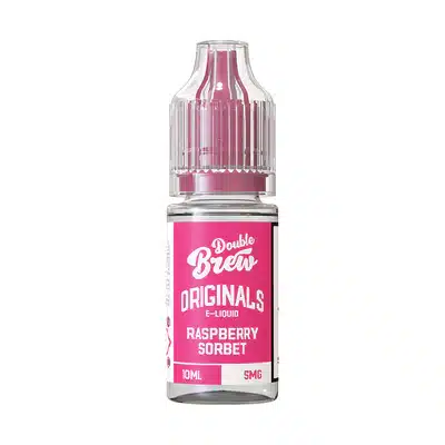 Double-Brew-Originals-Nic-Salts-Raspberry-Sorbetwebp - Element Vapor Australia