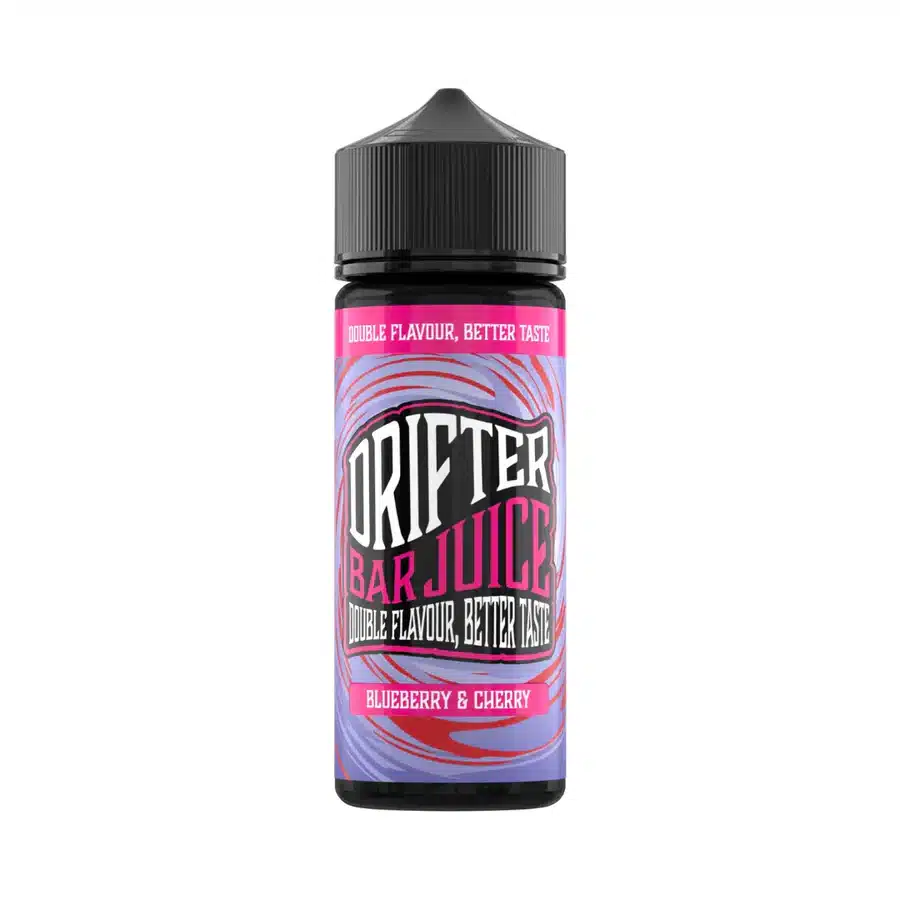 Drifter-Bar-Juice-E-liquid-100ml-Shortfill-Blueberry-Cherrywebp - Element Vapor Australia