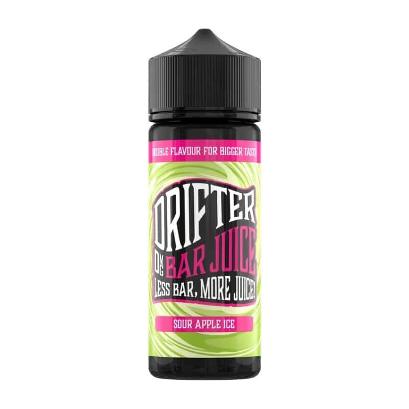 Drifter-Bar-Juice-E-liquid-100ml-Shortfill-Sour-Apple-Icejpg - Element Vapor Australia