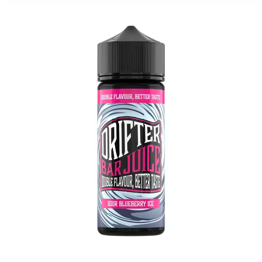 Drifter-Bar-Juice-E-liquid-100ml-Shortfill-Sour-Blueberry-Icewebp - Element Vapor Australia