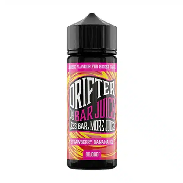 Drifter-Bar-Juice-E-liquid-100ml-Shortfill-Strawberry-Banana-Icewebp - Element Vapor Australia