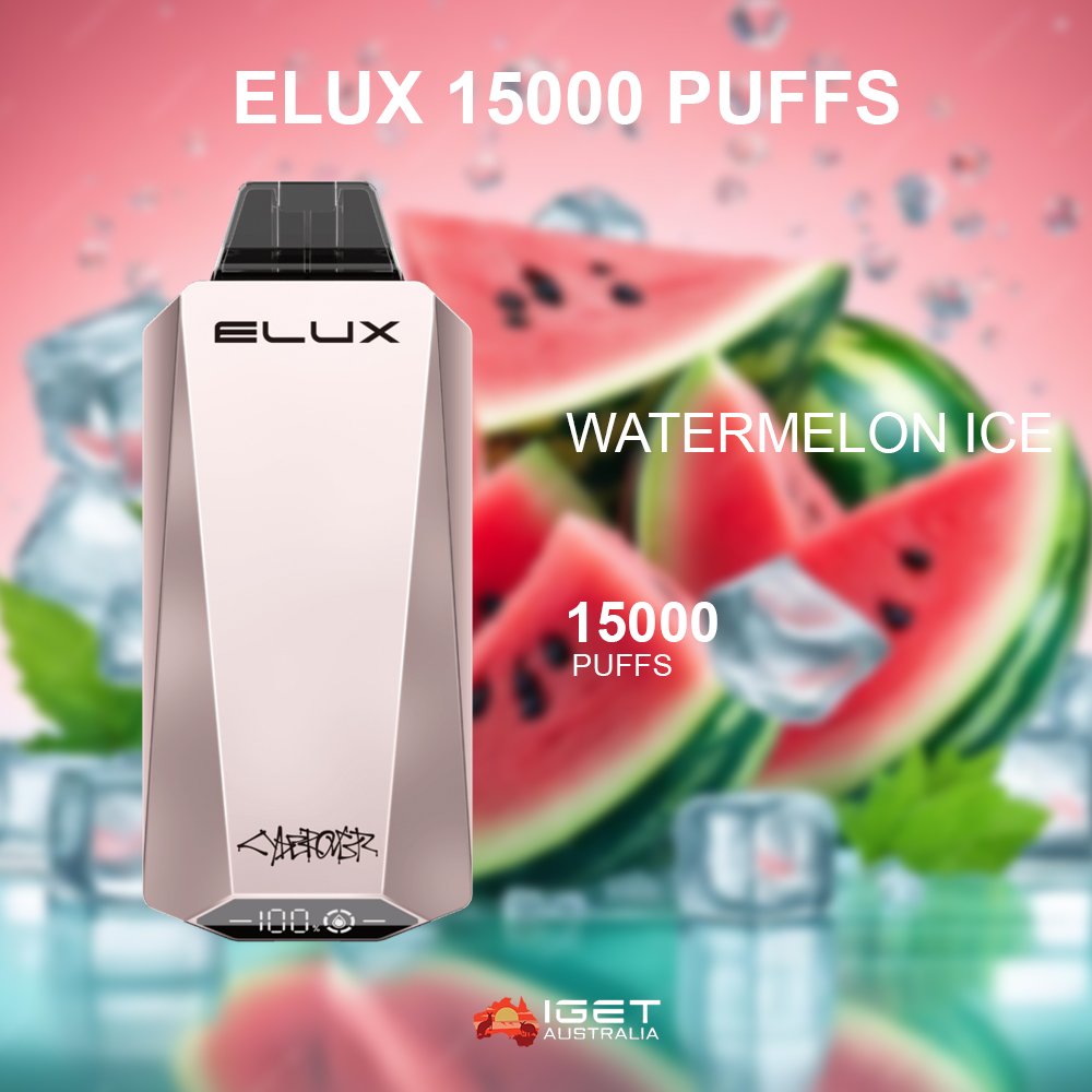ELUX-WATERMELON-ICE-15000-PUFFSjpg - Element Vapor Australia