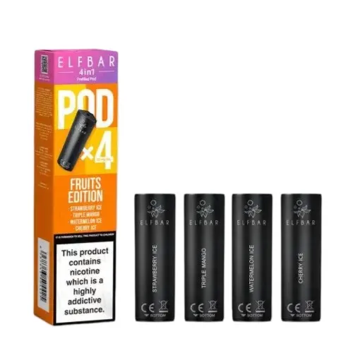 Elf-Bar-4-in-1-Multi-Flavour-Edition-Prefilled-Vape-Pods-Fruits-Editionwebp - Element Vapor Australia