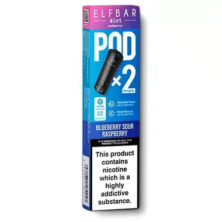 Elf-Bar-4-in-1-Prefilled-Pods-Blueberry-Sour-Raspberrywebp - Element Vapor Australia