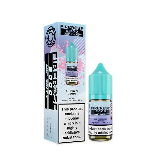 Elux-Firerose-5000-Nic-Salt-10ml-Blue-Razz-Gummywebp - Element Vapor Australia