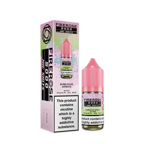Elux-Firerose-5000-Nic-Salt-10ml-Bubblegum-Airwayswebp - Element Vapor Australia