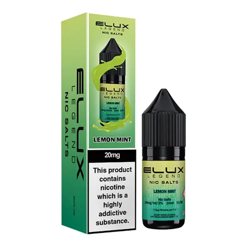 Elux-Legend-Nic-Salts-10ml-Lemon-Mintwebp - Element Vapor Australia