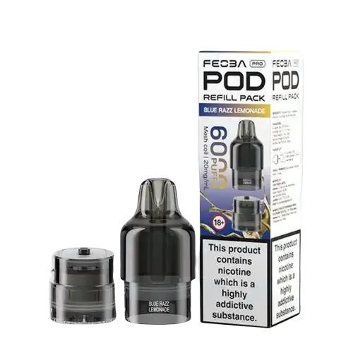 FEOBA-Pro-6000-Prefilled-Pods-Blue-Razz-Lemonadewebp - Element Vapor Australia