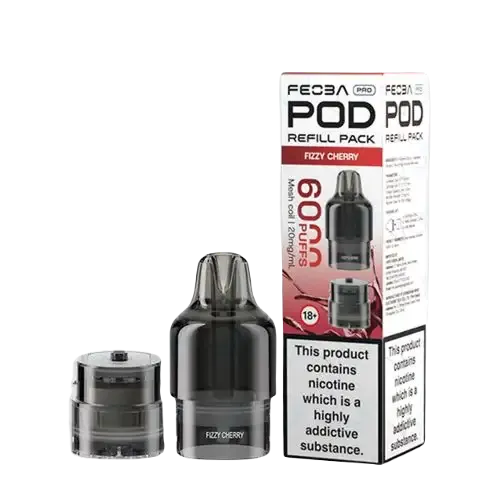 FEOBA-Pro-6000-Prefilled-Pods-Fizzy-Cherrywebp - Element Vapor Australia