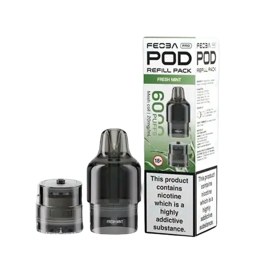 FEOBA-Pro-6000-Prefilled-Pods-Fresh-Mintwebp - Element Vapor Australia