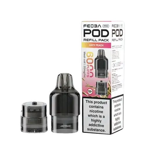 FEOBA-Pro-6000-Prefilled-Pods-Juicy-Peachwebp - Element Vapor Australia