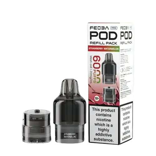 FEOBA-Pro-6000-Prefilled-Pods-Strawberry-Watermelonwebp - Element Vapor Australia