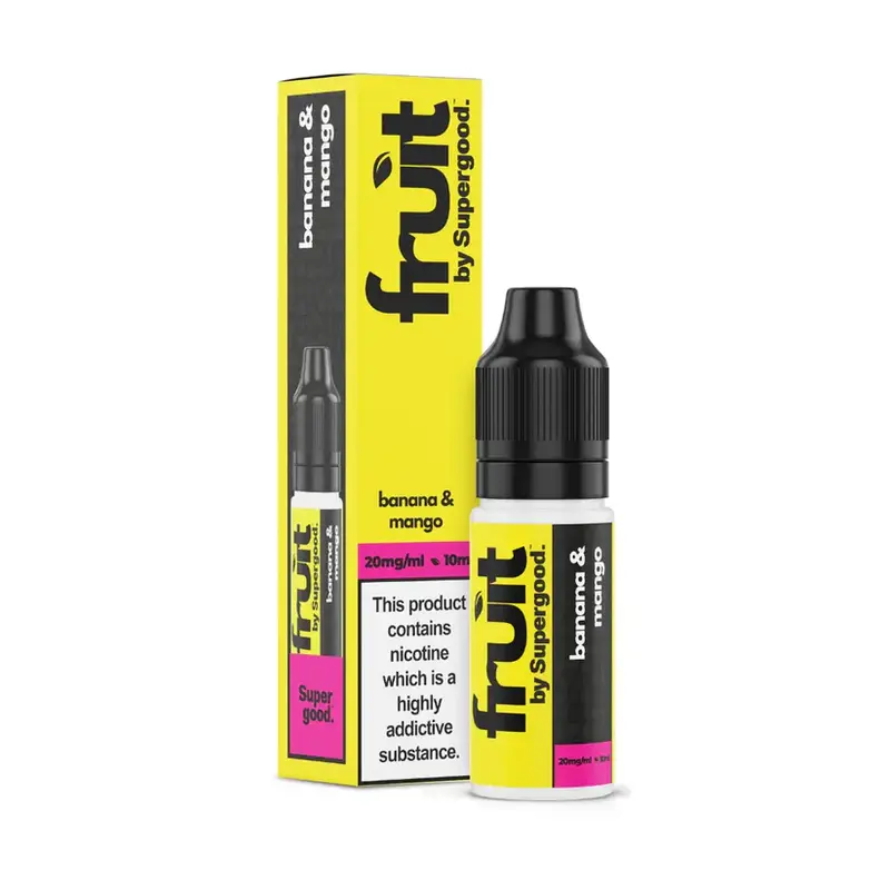 Fruit-By-Supergood-10ml-Nic-Salt-Banana-Mangowebp - Element Vapor Australia
