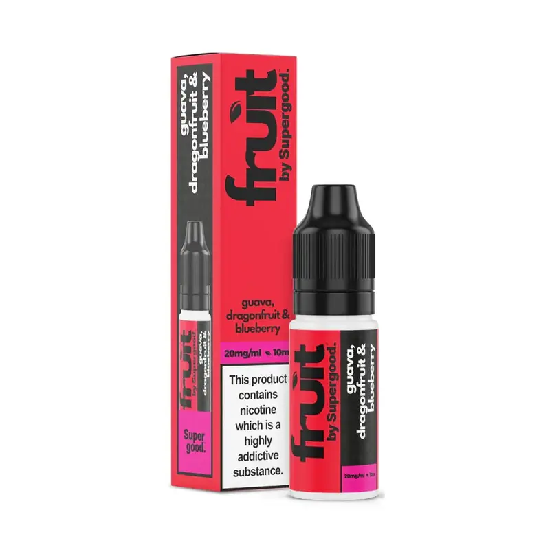 Fruit-By-Supergood-10ml-Nic-Salt-Guava-Dragonfruit-Blueberrywebp - Element Vapor Australia