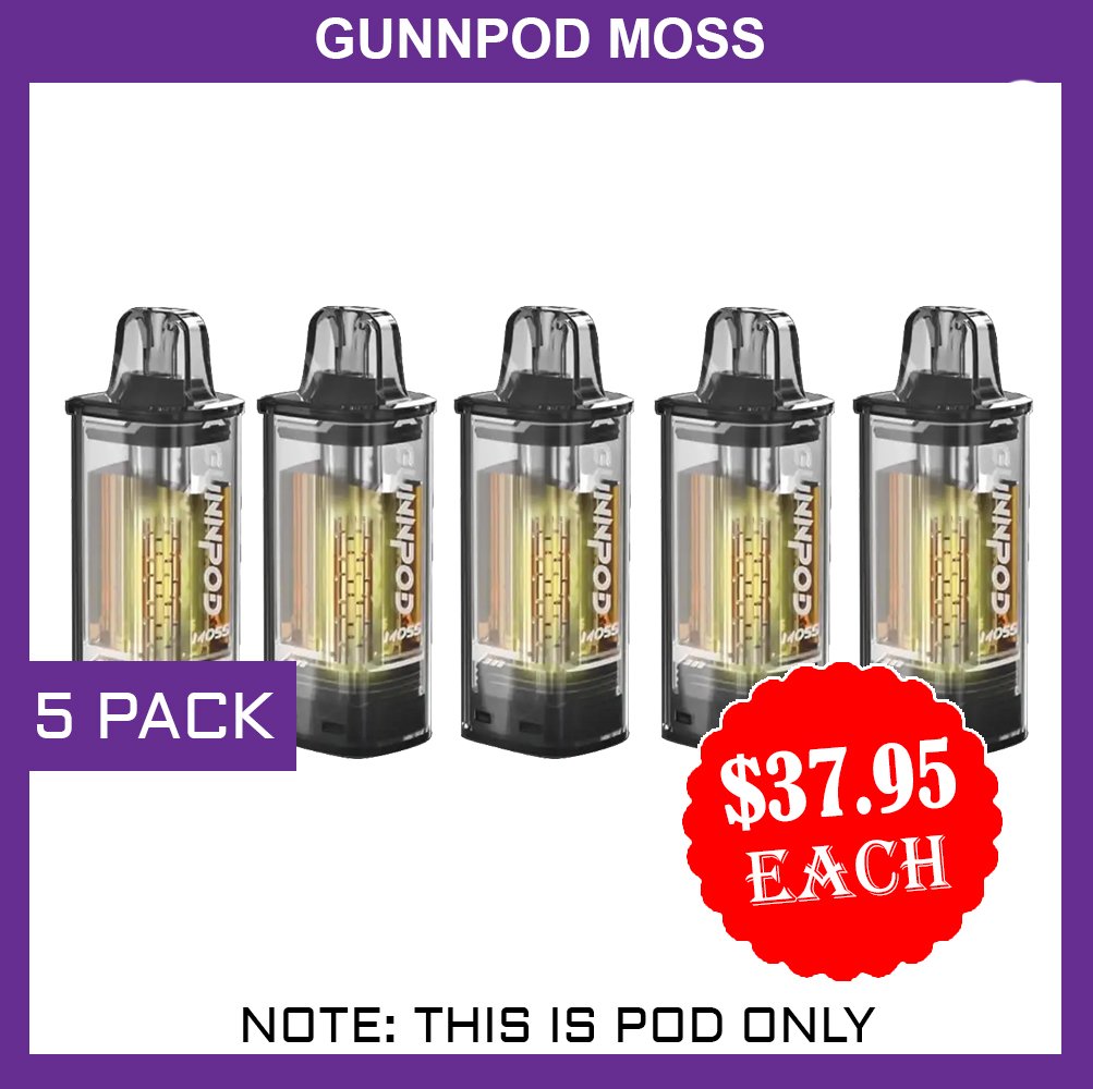 GUNNPOD-MOSS-5-PACKS-1jpg - Element Vapor Australia