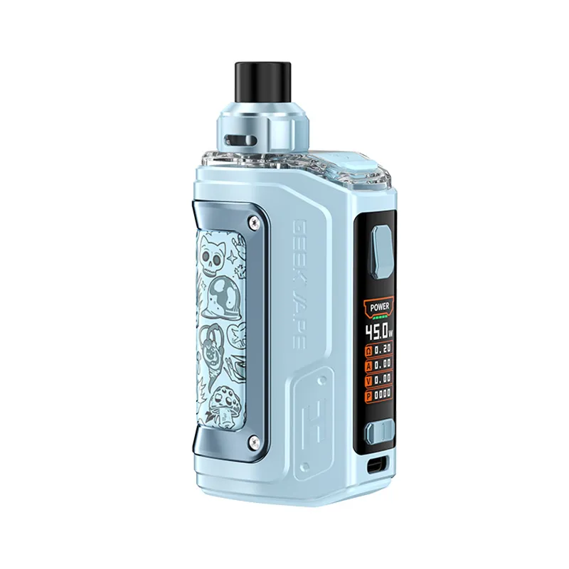 Geekvape-H45-Hero-2-Pod-Kit-Greyish-Bluewebp - Element Vapor Australia