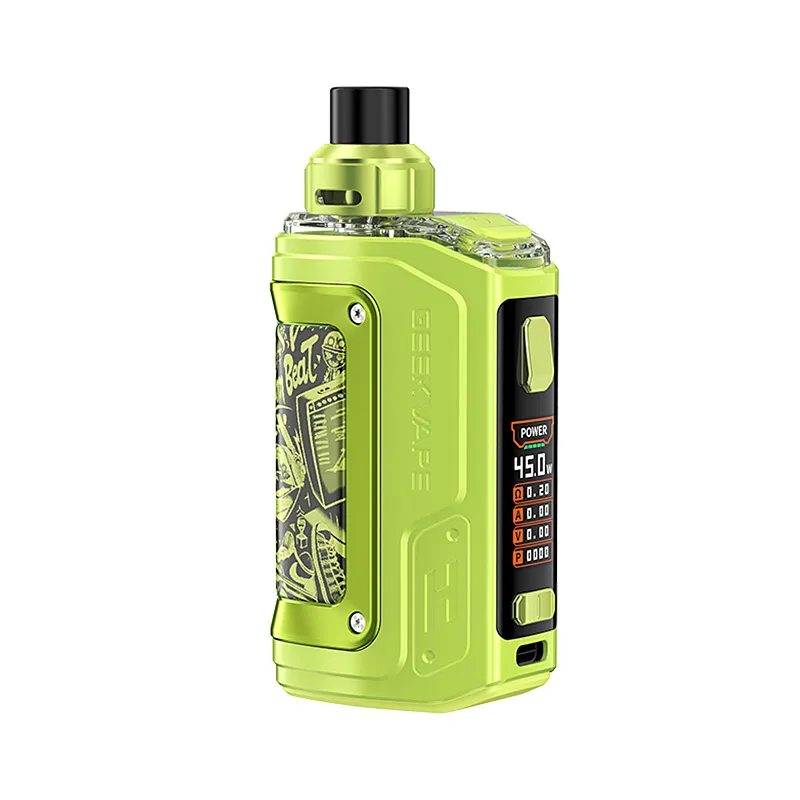Geekvape-H45-Hero-2-Pod-Kit-Lime-Greenwebp - Element Vapor Australia