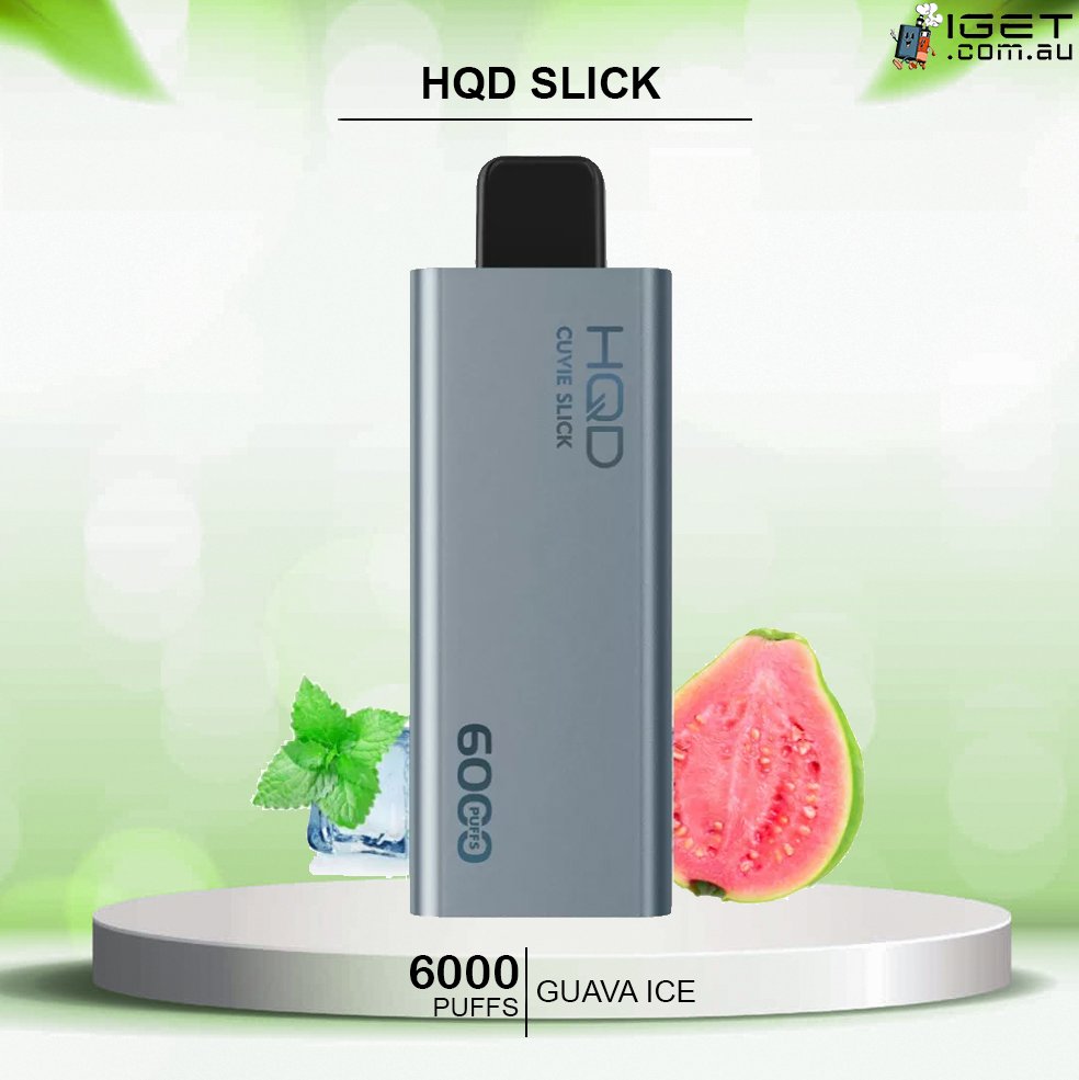 HQD-SLICK-GUAVA-ICE-6000-PUFFSjpg - Element Vapor Australia