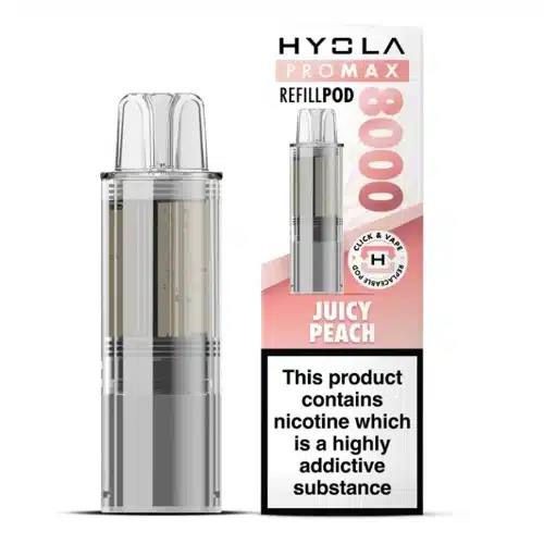 Hyola-Pro-Max-8000-Prefilled-Pods-Juicy-Peachwebp - Element Vapor Australia