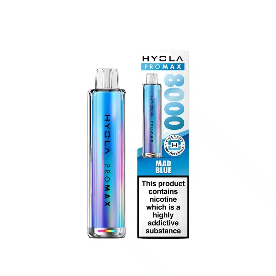 Hyola-Pro-Max-8000-Vape-Kit-Mad-Bluewebp - Element Vapor Australia