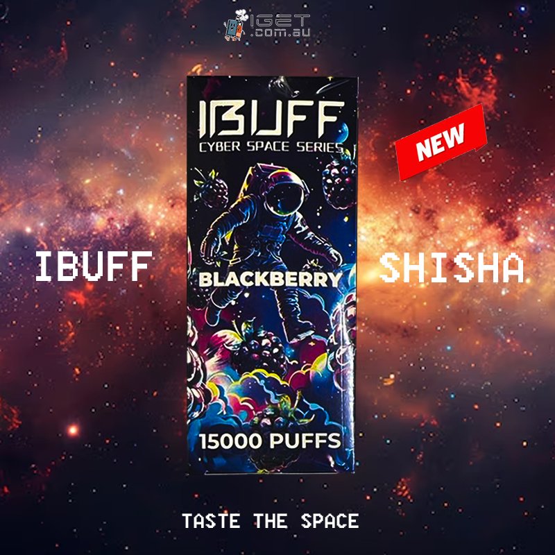 IBUFF-SHISHA-BLACKBERRY-15000-PUFFSjpg - Element Vapor Australia