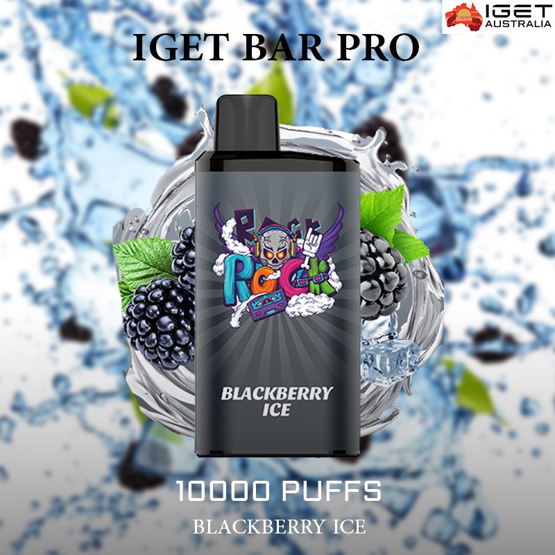 IGET-BAR-PRO-BLACKBERRY-ICE-10000-PUFFS-1jpg - Element Vapor Australia