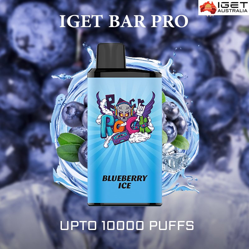 IGET-BAR-PRO-BLUEBERRY-ICE-10000-PUFFS-1jpg - Element Vapor Australia