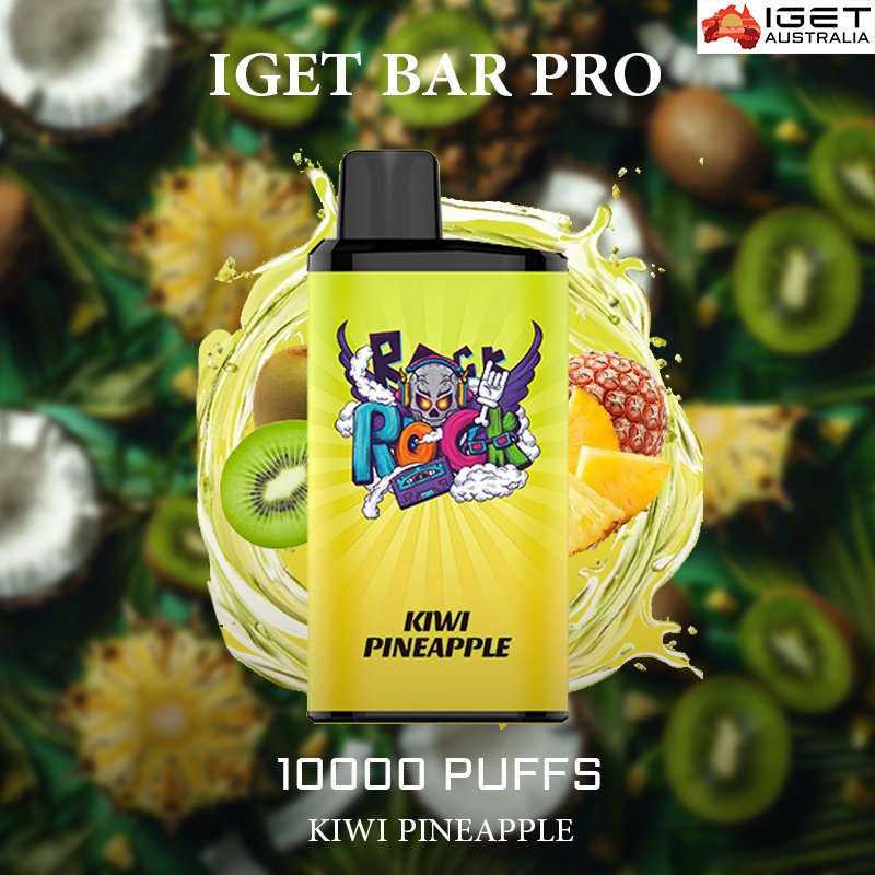 IGET-BAR-PRO-KIWI-PINEAPPLE-10000-PUFFS-1jpg - Element Vapor Australia