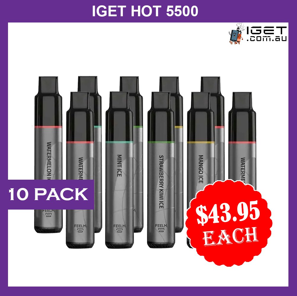 IGET-HOT-10-PACKS-5500-PUFFS-1jpg - Element Vapor Australia