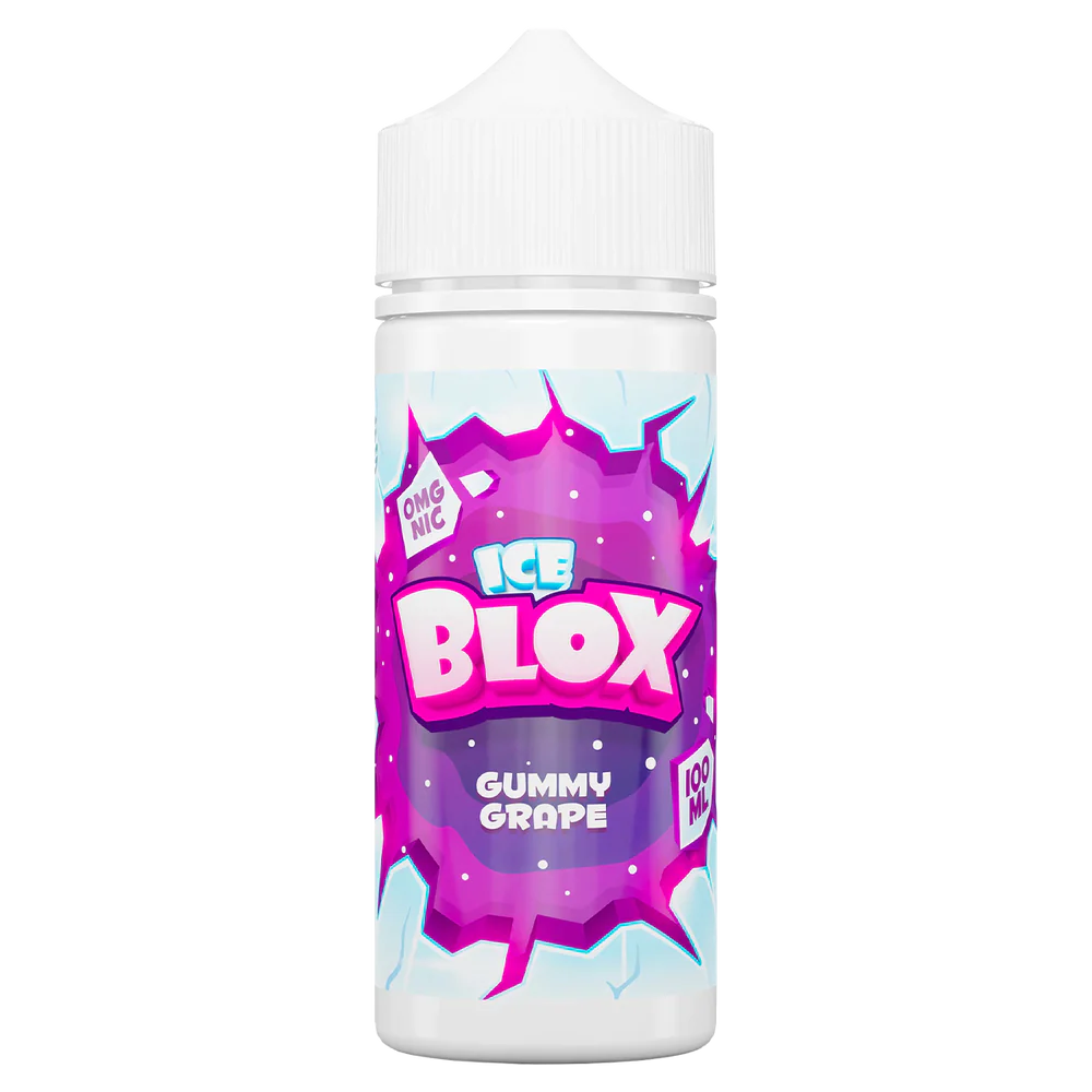 Ice-Blox-E-liquid-100ml-Shortfill-Gummy-Grapewebp - Element Vapor Australia