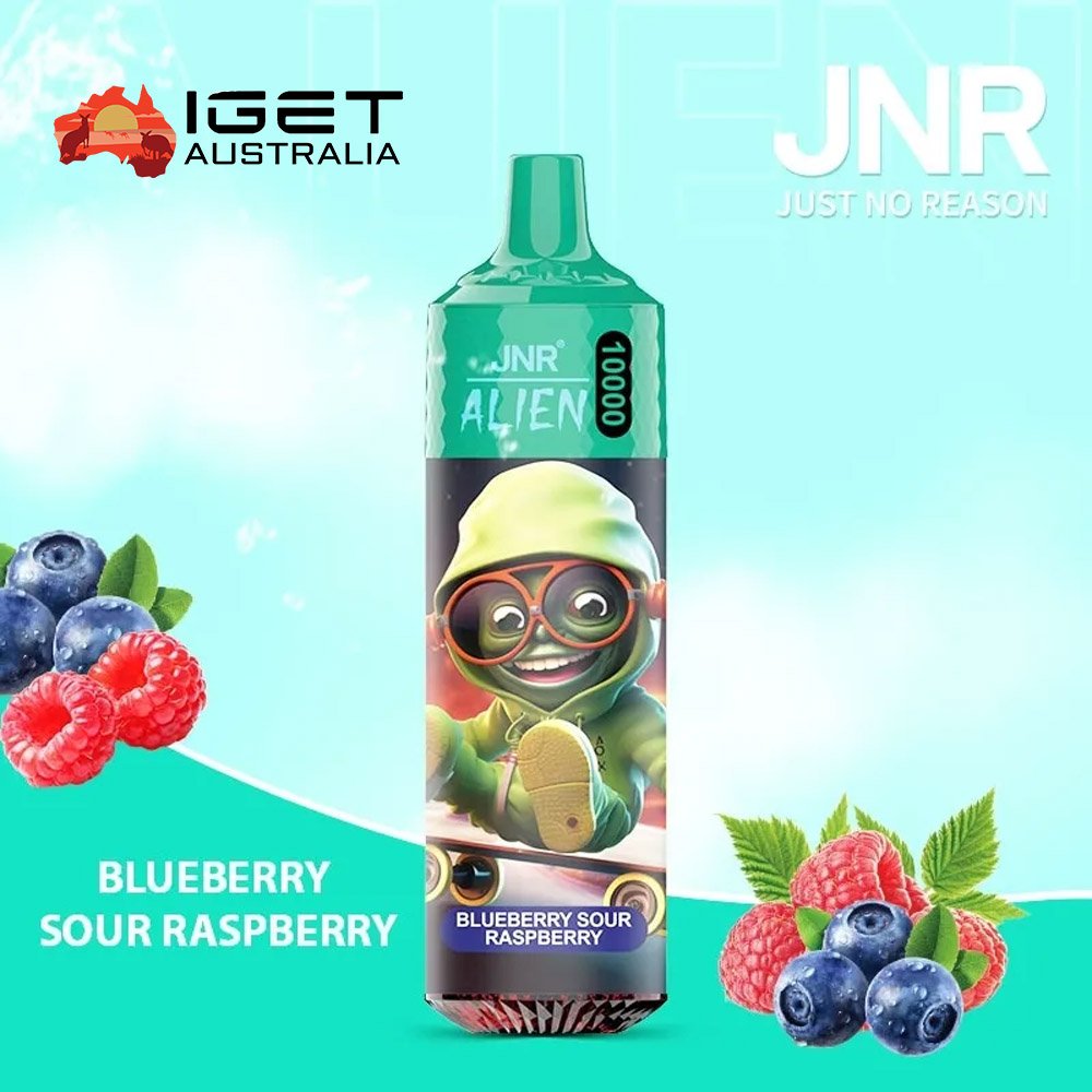 JNR-ALIEN-BLUEBERRY-SOUR-RASPBERRY-10000-PUFFSjpg - Element Vapor Australia