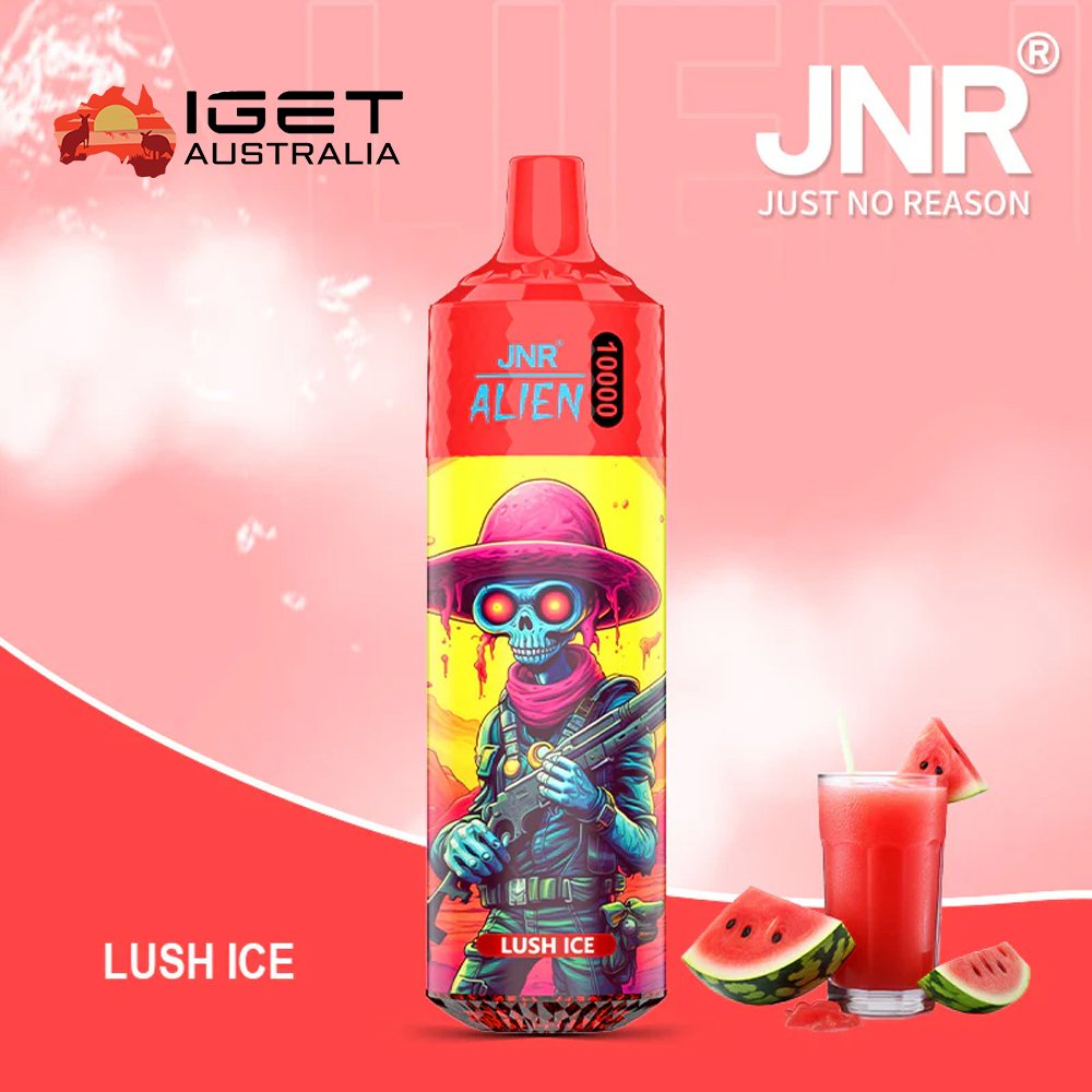 JNR-ALIEN-LUSH-ICE-10000-PUFFSjpg - Element Vapor Australia