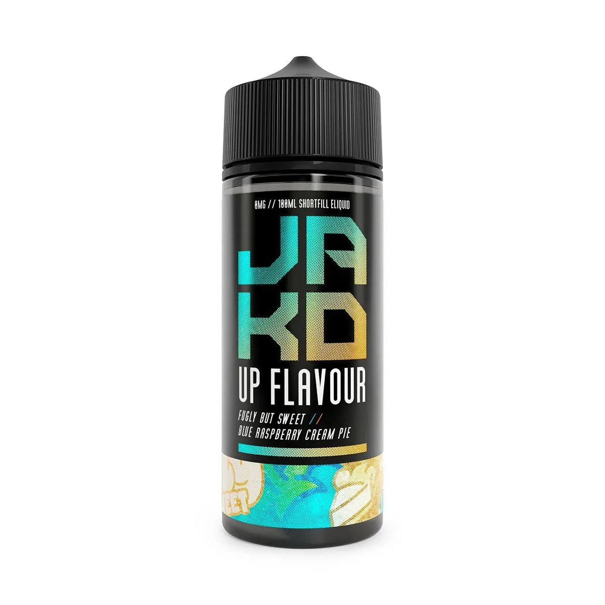 Jakd-Up-E-liquid-100ml-Shortfill-Blue-Raspbeerry-Cream-Piewebp - Element Vapor Australia