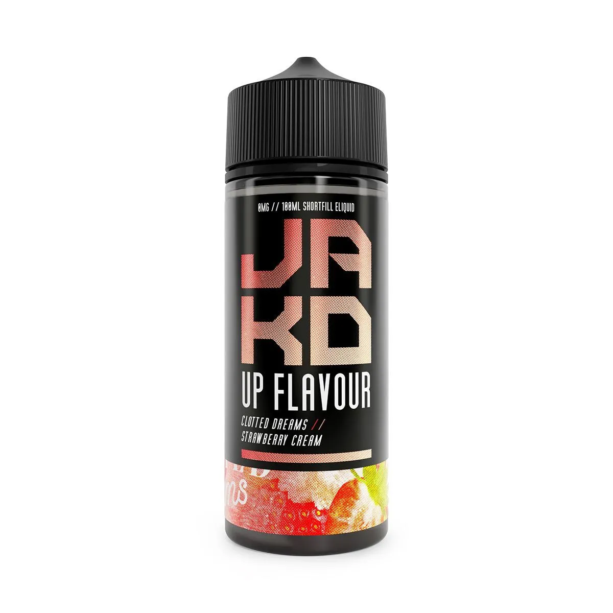 Jakd-Up-E-liquid-100ml-Shortfill-Strawberry-Creamwebp - Element Vapor Australia
