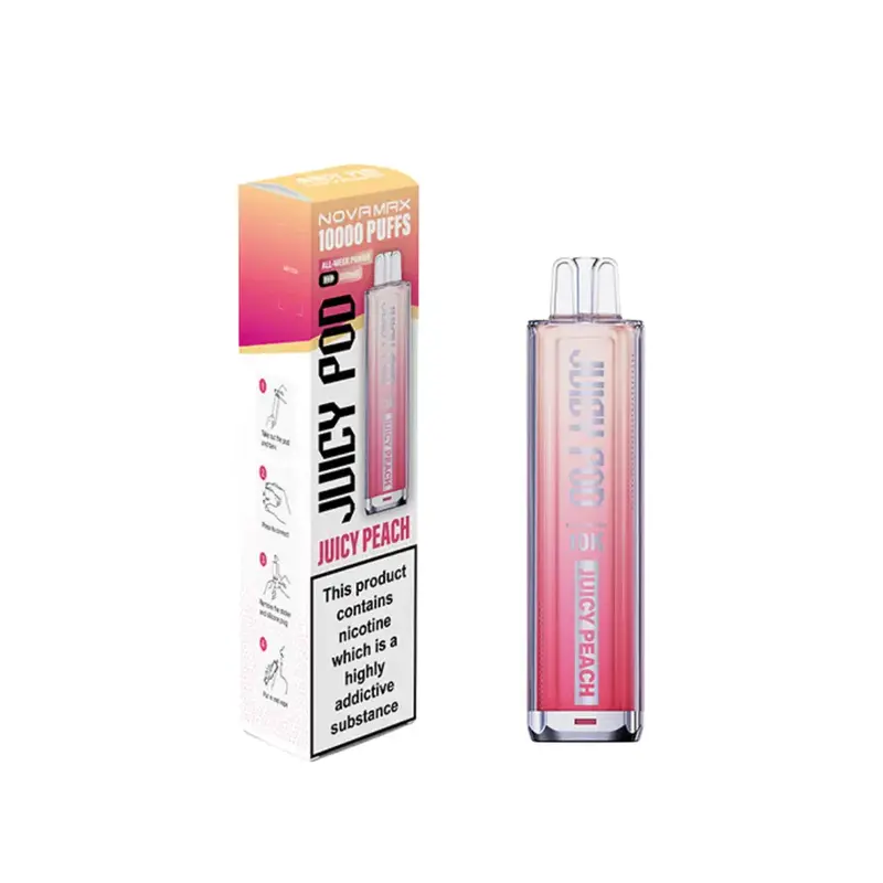 Juicy-Pod-NOVAMAX-10K-Juicy-Peachwebp - Element Vapor Australia