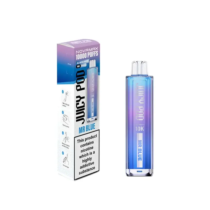 Juicy-Pod-NOVAMAX-10K-Mr-Bluewebp - Element Vapor Australia