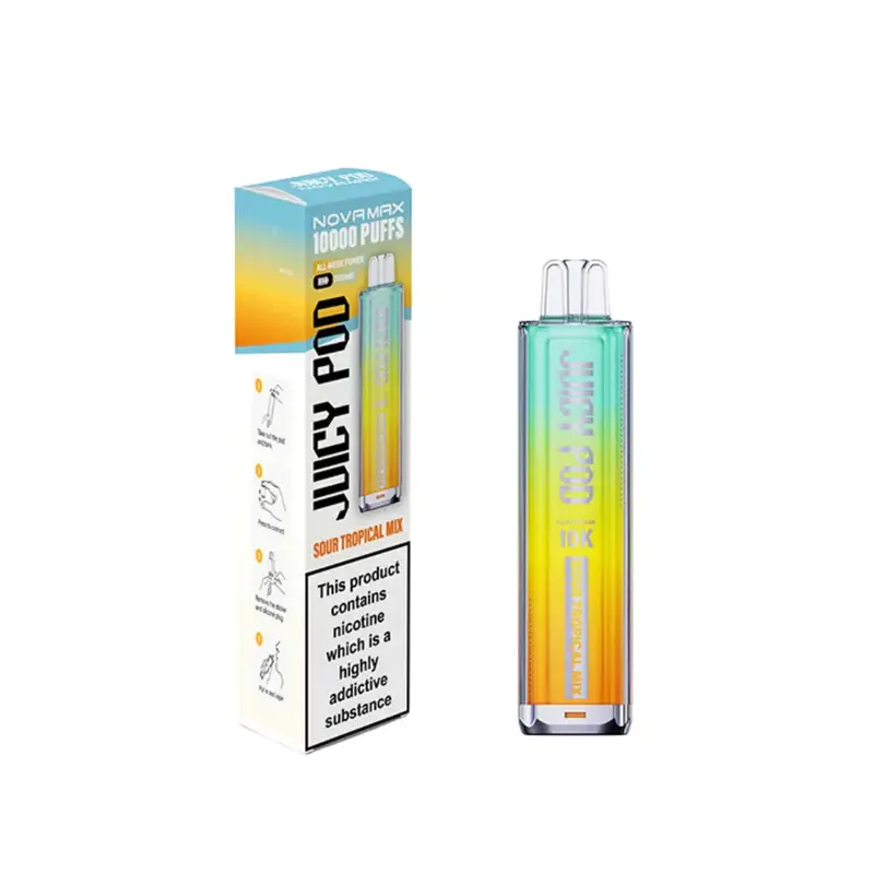 Juicy-Pod-NOVAMAX-10K-Sour-Tropical-Mixwebp - Element Vapor Australia