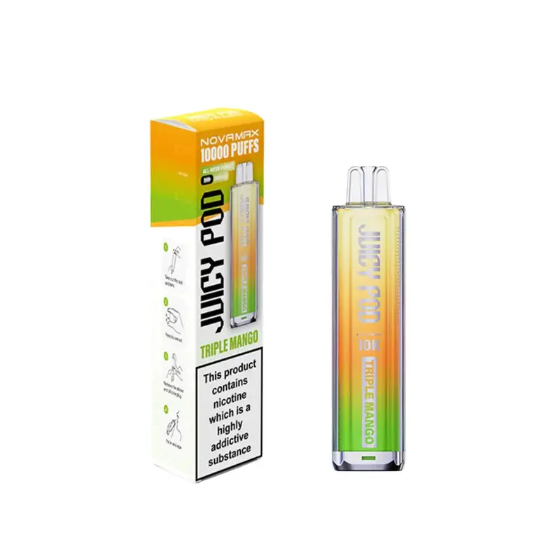 Juicy-Pod-NOVAMAX-10K-Triple-Mangowebp - Element Vapor Australia