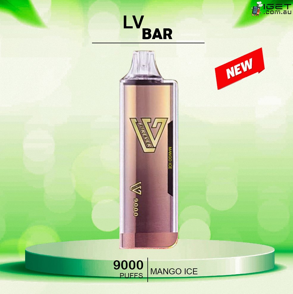 LV-BAR-MANGO-ICE-9000-PUFFSjpg - Element Vapor Australia