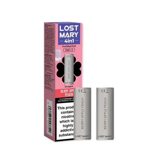 Lost-Mary-4-in-1-Replacement-Prefilled-Pods-Berry-Apple-Peachwebp - Element Vapor Australia