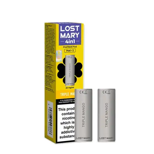 Lost-Mary-4-in-1-Replacement-Prefilled-Pods-Triple-Mangowebp - Element Vapor Australia