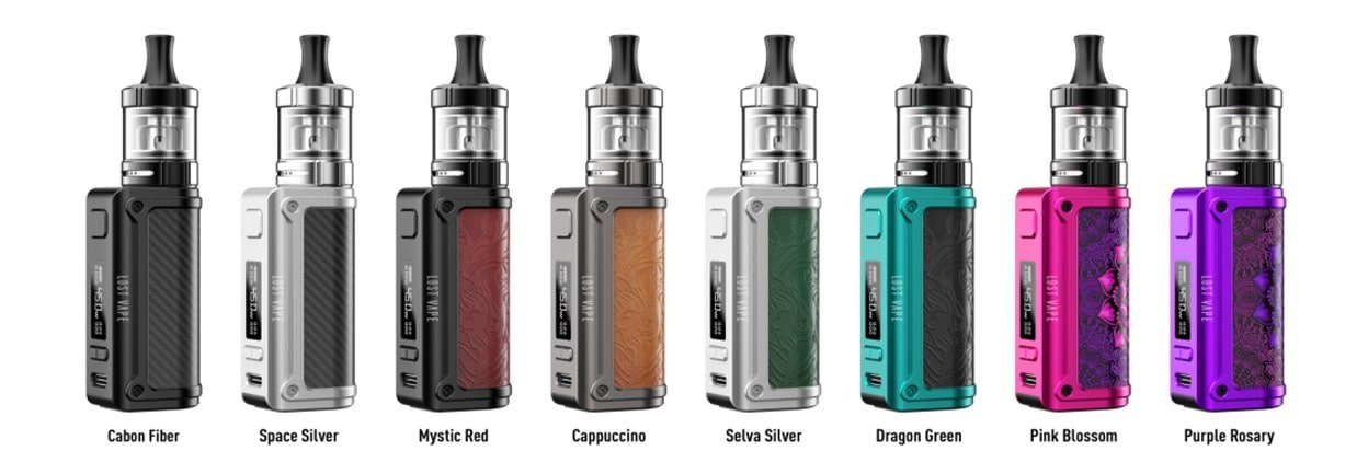 Lost-Vape-Thelema-Mini-45W-Kit-UB-Lite-Tank-Coloursjpg - Element Vapor Australia
