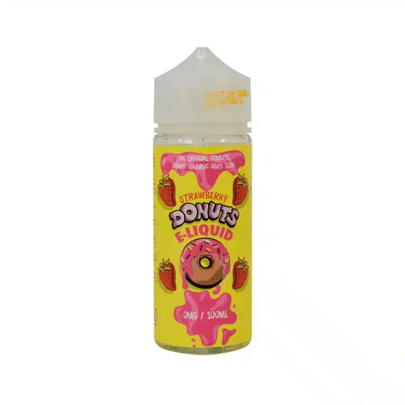 Marina-Vapes-Donut-Man-E-liquid-100ml-Shortfill-Strawberry-Donutswebp - Element Vapor Australia